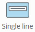 Single  line element icon